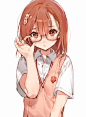 美琴酱今天也很可爱呢⑫
可爱的孩子带上眼镜也会很可爱~#御坂美琴# ​​​​