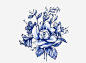 水彩花朵png免抠素材_新图网 https://ixintu.com 创意花朵 蓝色花朵 花瓣 水墨花朵 中国风