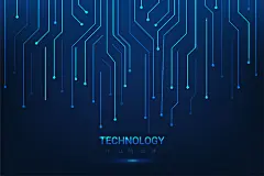 抽象矢量大数据科技技术粒子线条电路板线设计海报背景素材AE1910-淘宝网