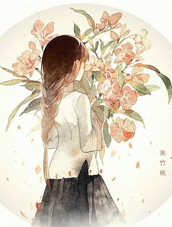 #古风#，#美图#，插画。 #水彩# #...