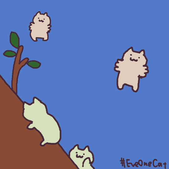 插画丨魔性猫又双叒叕来了这波gif又萌又神经笑cry