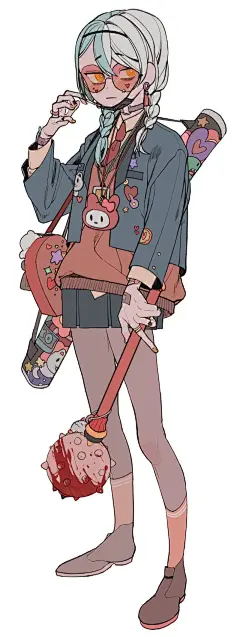 萌新最爱的临摹素材，没有之一！送上100款人物图集宝典！ : 对于刚接触绘画的萌新 一般会从临摹入手练习 那么这时候的临摹素材就很关键了 选对了素材能够让你瞬间画技大涨哦 今天给大家带来了韩国太太모피도나的作品 每一款人物的设计 线条干净利落，色块纹理清晰 超级适合…