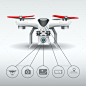 无人机Quadrocopter选项-杂项矢量Drone Quadrocopter Options - Miscellaneous Vectors天线、空气、应用、电池、配置控制、直升机、无人机、飞行,直升机,图标,信息图表,创新,孤立的,光,现代,选项,电话,四轴飞行器,遥远,路线,设置,设置,信号,支持,符号,技术,工具,矢量,无线 aerial, air, app, battery, configuration, control, copter, drone, flight, helicopter, 
