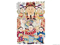 中国传统门神年画[可做桌面壁纸超级漂亮图片
