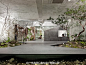SISII公司办公室兼展厅 由YUKO NAGAYAMA & ASSOCIATES设计，方案设计充分体现了设计师惯用的断裂手法，将一个个花园融入到内部空间。