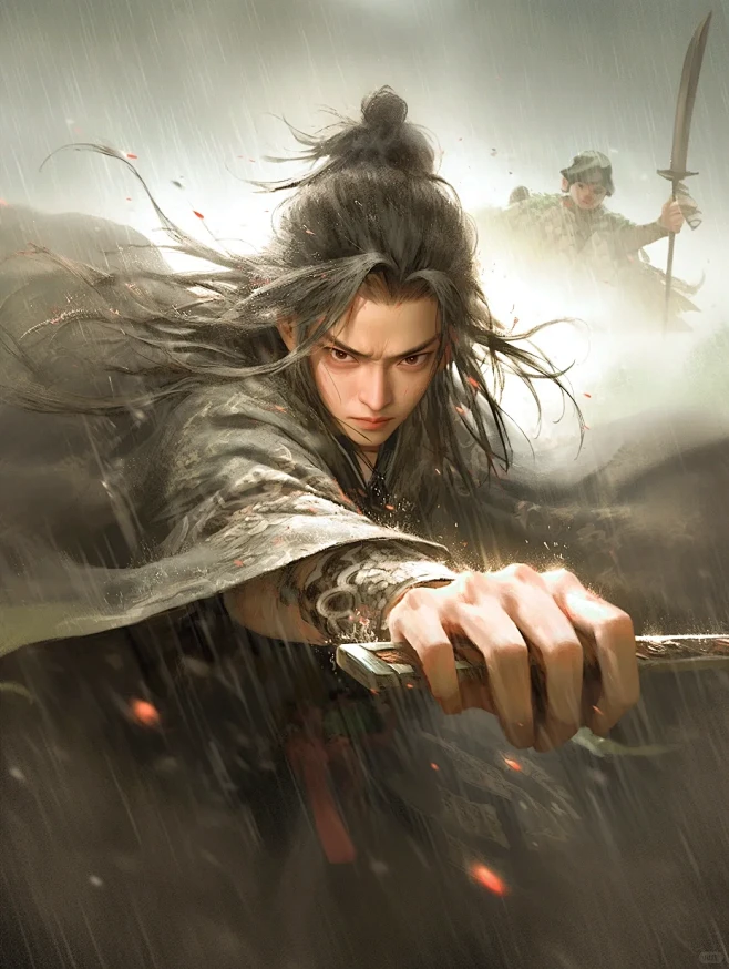 【人物志5-剑来】一点浩然气，千里快哉风。图片_【武侠】图片素材-花瓣网