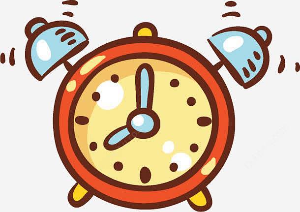 彩色手绘的闹钟 免费下载 页面网页 平面...