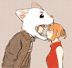 执风挽月采集到插画图集