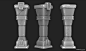 Stylized Dungeon Sculpts, Tobias Koepp : Sculpts I have done for a stylized Dungeon Environment. 