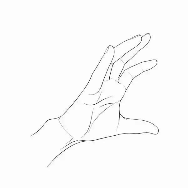 素描中手最难画总是画不好手部姿势白描送给你拿去学习