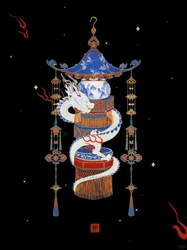 艺术热岛艺术家｜敦煌复古插画系列