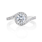 Caress Solitaire Ring