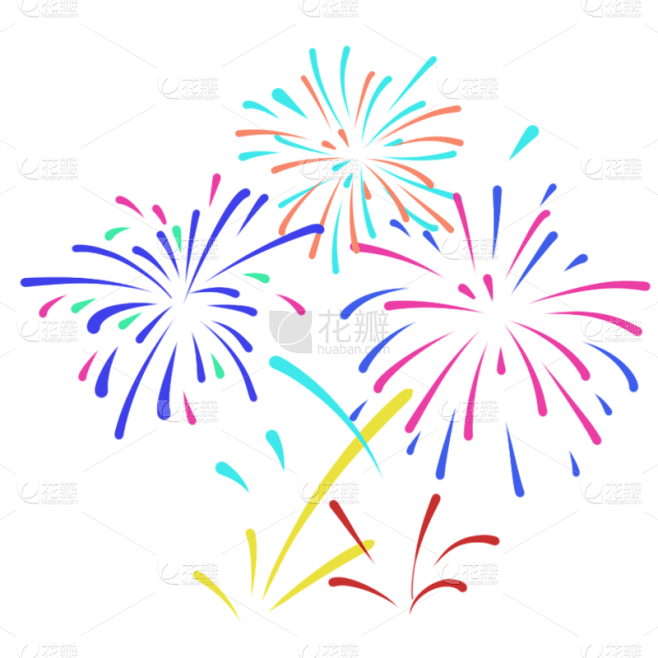 【微商】生活婚礼祝福烟花贴纸