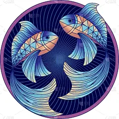双鱼座,标志,蓝色,符号,秘密,摆拍,动物,尾巴,算命,问候