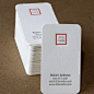 Letterpress Business Cards