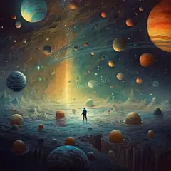 ﻿宇宙与行星艺术