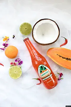 植物 水果 食品 柑橘类水果 石灰 木瓜 美食摄影图片图片壁纸