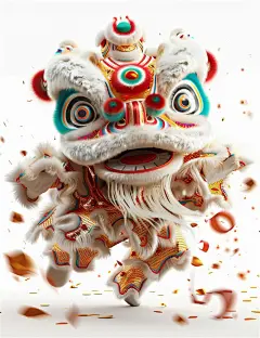 数字艺术醒狮摄影醒狮壁纸-众图网