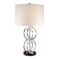 Ambience - Ambience Table Lamp - 12208 - Ring in your remodeled home! This table lamp employs the foundation of strong design in the stacked rings around the narrow base. Ideal for a desktop or sofa console table.