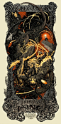 Aaron Horkey, Ken Taylor & Nicolas Delort Lord of the Rings & The Hobbit Posters for Mondo: 