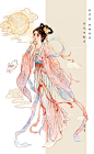 中秋系列古风仕女之桂宫秋思_官官an__插画师作品_涂鸦王国gracg.com