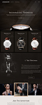 Full CSS Web Design Inspiration - Ambassador Watches