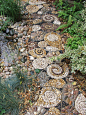 garden pebble stone paths 7 神奇的鹅卵石路，创意无限！