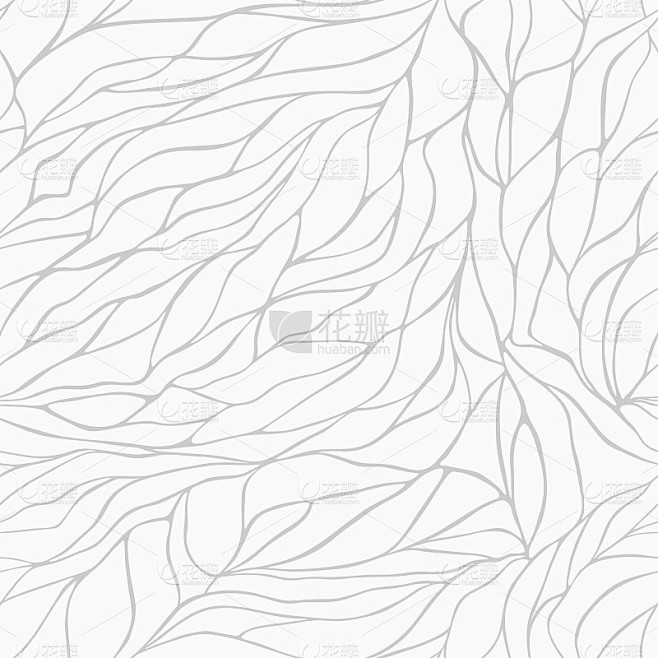 卷曲的波浪窗饰，弯曲的线条，程式化的抽象...