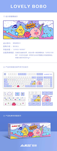 豆包豆包12采集到万物皆可萌—键盘图案创意征集赛