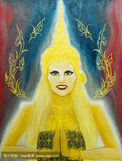 一个女人的油画
Oil painting of a woman