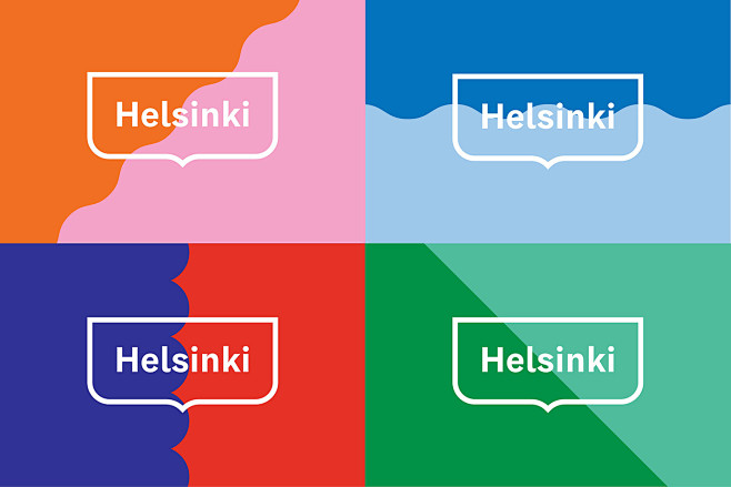 芬兰赫尔辛基城市品牌VI形象设计logo...