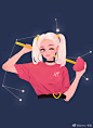 Senny-森妮的少女风人物插画课  优秀作品展示 （第十弹）

✨ 暗色系星座少女✨ 你能看出来是什么星座吗？ ​​​​