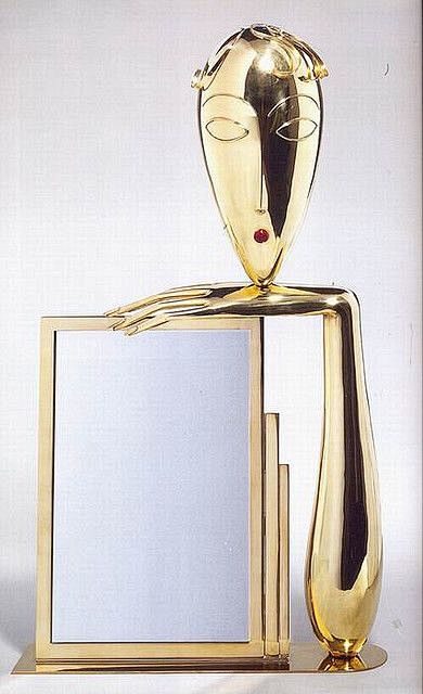 Art Deco mirror and ...