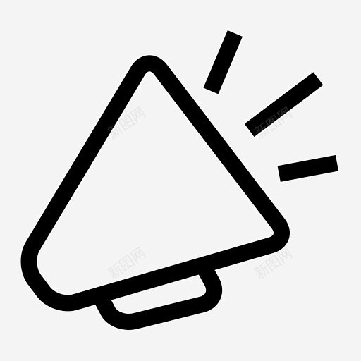 小喇叭高清素材 小喇叭 icon 图标 标识 标志 UI图标 设计图片 免费下载 页面网页 平面电商 创意素材