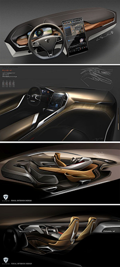 Really_要早睡采集到Car interior