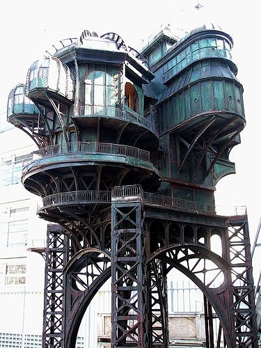 Steampunk treehouse,...