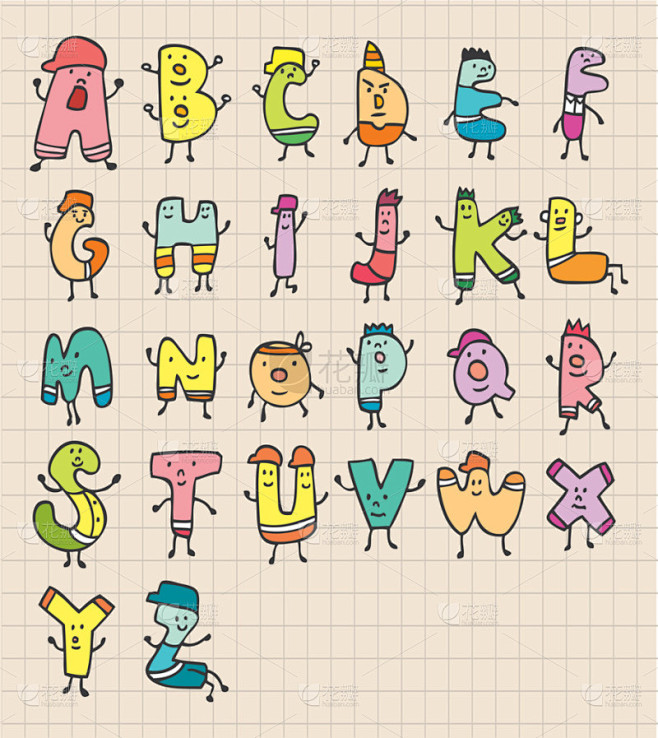 可爱字母