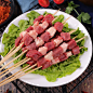 伊赛 手工原切牛肉串 400g/袋（约20串）BBQ烧烤食材