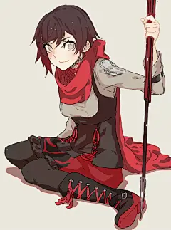 动漫 插画 少女 封面 头像 人物 P站 二次元 壁纸 原创 RWBY R 小红帽 画师： 早見 id=54871378