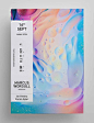 Showcase of Creative Designs Made with Vibrant Gradients poster design layout