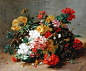 【油画】Eugene Henri Cauchois《岁月如花》