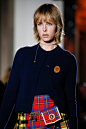 Image may contain Edie Campbell Clothing Apparel Human Person Plaid Tartan Skirt and Kilt