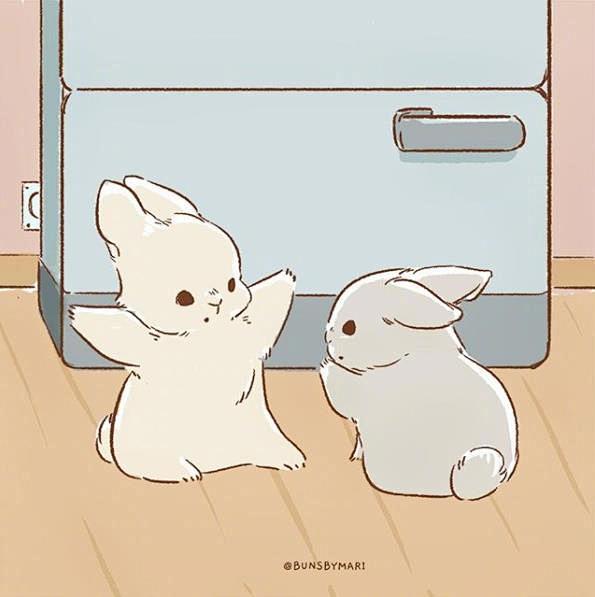 可爱的小兔几~ By Mari ​ ​​...
