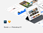 2套强大的黑白配色网页UI套件素材 Quantum UI Kit 2.0 :  