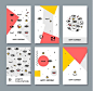 #实用素材# 一组创意版式设计，将点、线、面完美结合了起来 ​​​​~ ​​​​