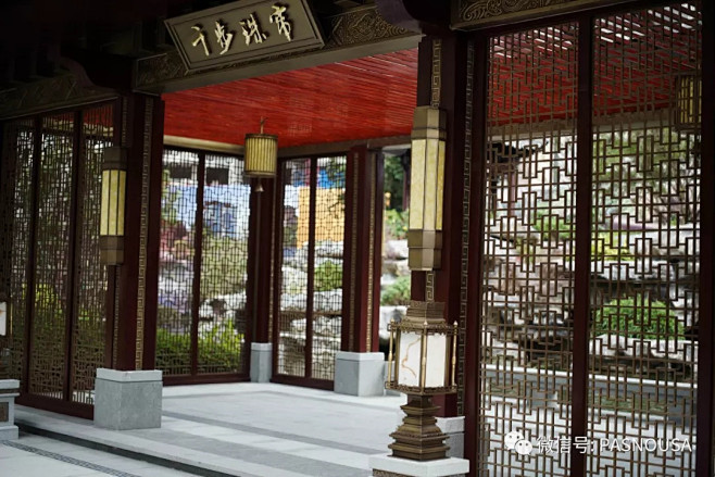居住区景观廊架图集丨示范区住宅区廊架/中式连廊