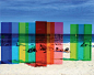 -beach + mountains.  For the property grounds.  Coloured plexi beach art installation, Sydney: