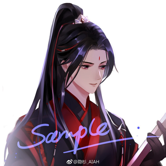 洛冰河  万fo的时候抽的头像，我流冰...