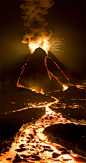 A Volcano got Lit Up !!!!!! | See more Amazing Snapz #采集大赛#