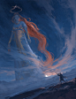 Aurora, Roman Roland Kuteynikov : Illustration made for Age Of pantheon- italian art book of divinities.<br/><a class="text-meta meta-link" rel="nofollow" href="https://www.facebook.com/AgeOfPantheons/" title="h
